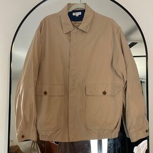Bullock & Jones, tan bomber jacket
